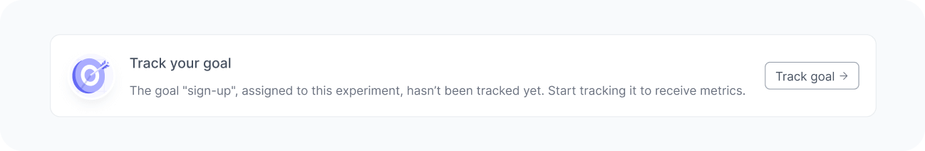Track your goal flag