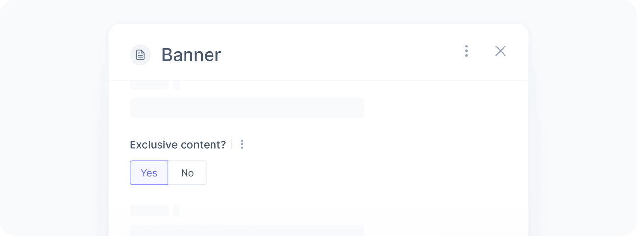 Boolean input