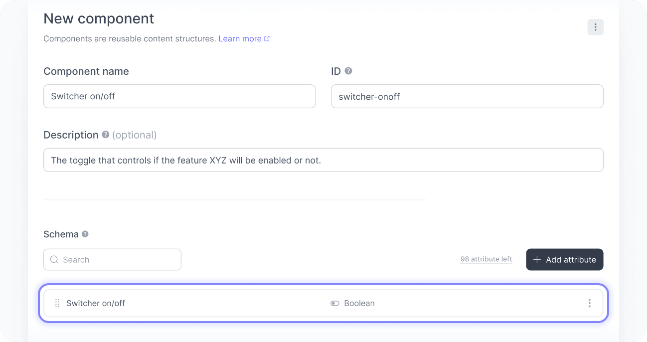 Component example