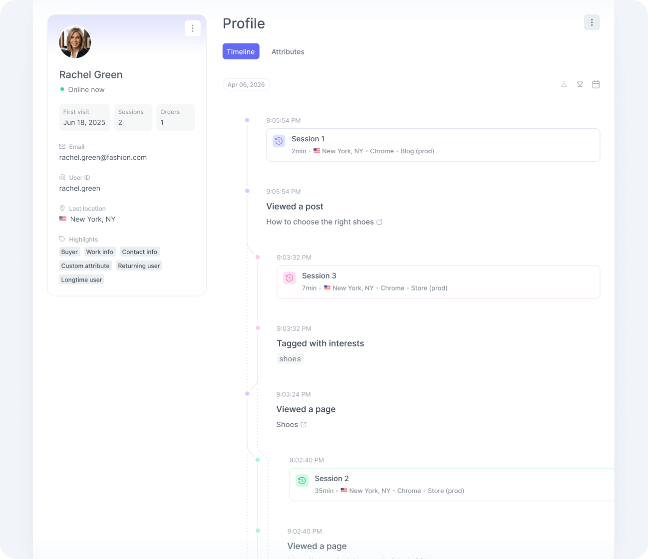 Concurrent sessions