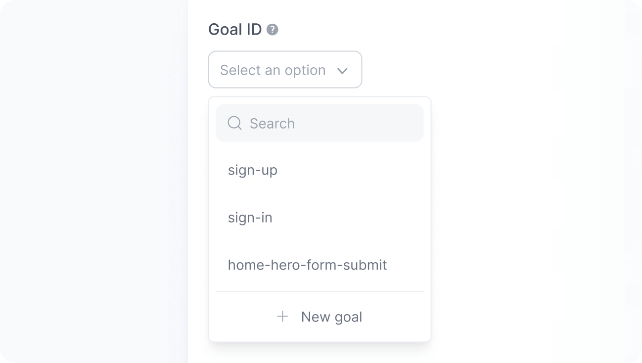 Define experiment goal