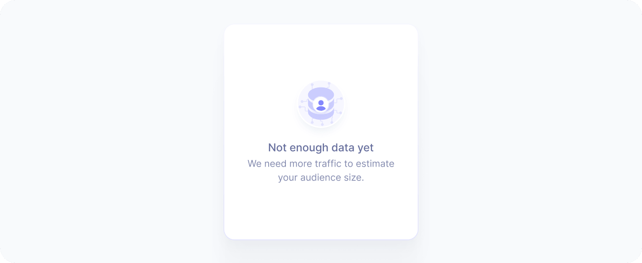 Insufficient data for estimation