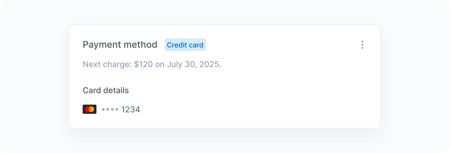 Payment method