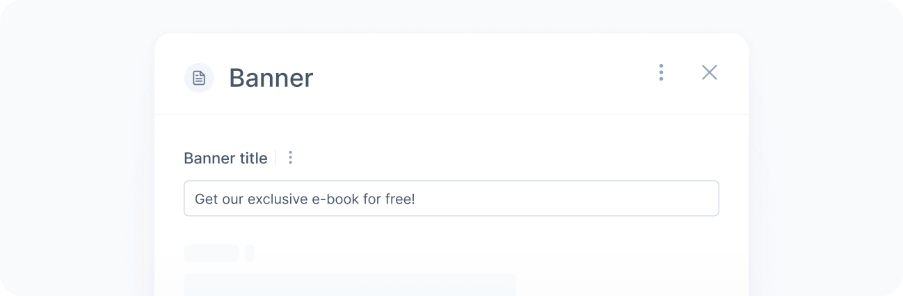 Text input