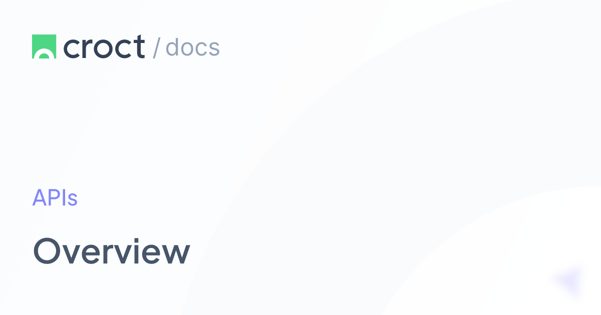 Overview | Croct Documentation
